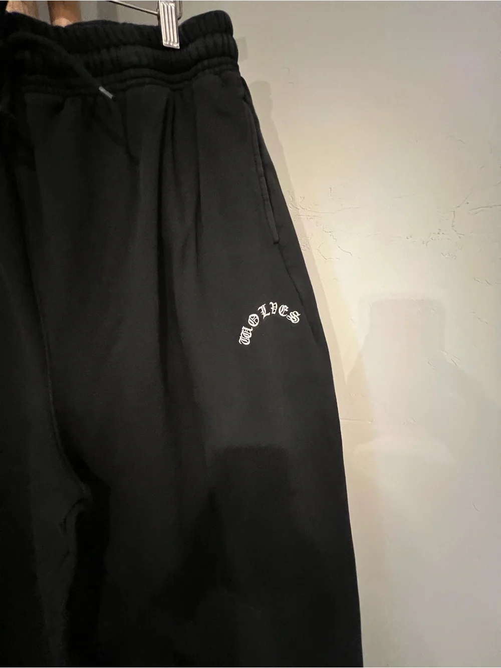 Darc Sport Black Wide-Leg Sweatpants